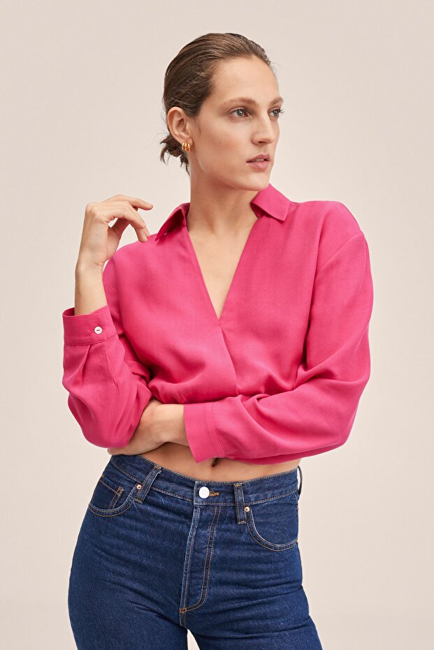 Fuşya Kadın Bluz 27095770 - 2