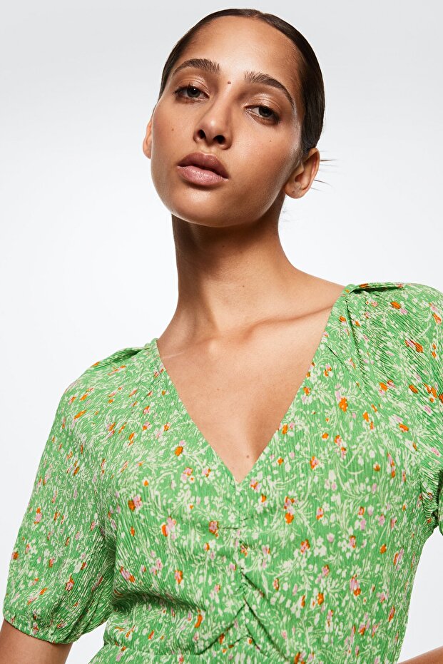 Yeşil Kadın Elbise 37040357 - 5