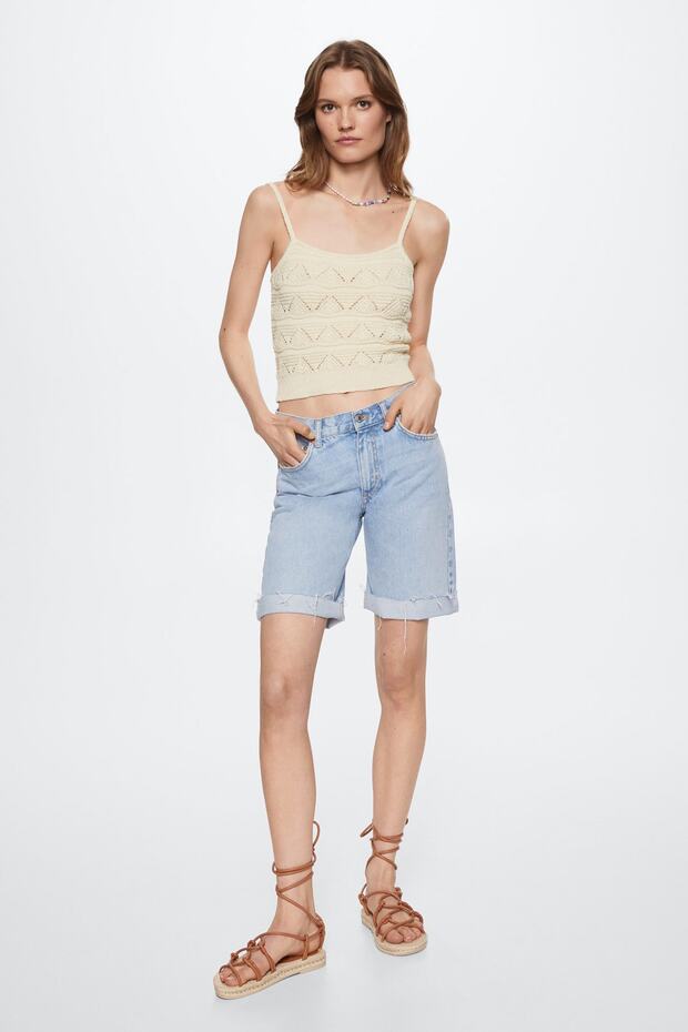 Ecru Damenbluse 37040350 - 1