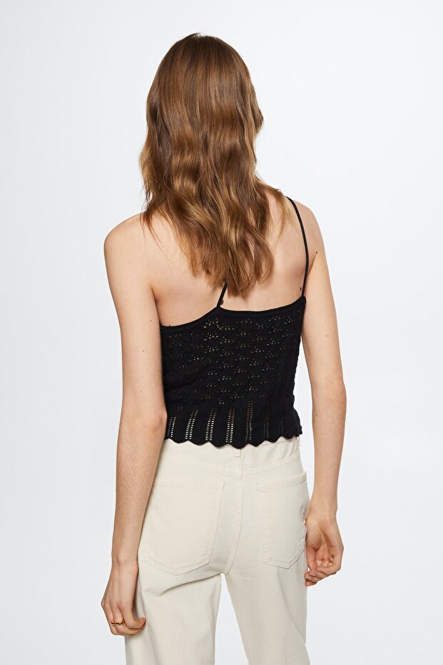 Schwarze Damenbluse 37040352 - 11