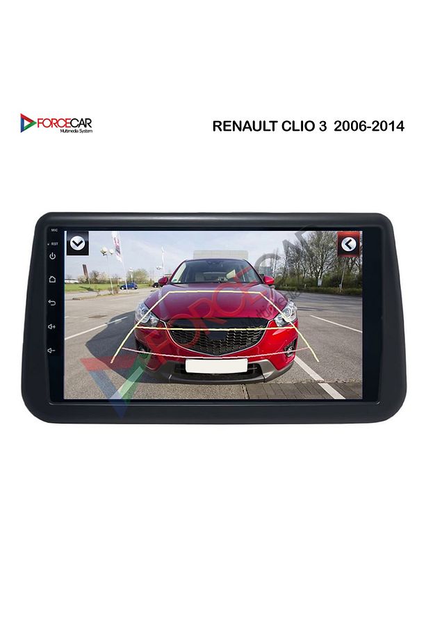 RENAULT CLİO3 2006-2014 Uyumlu  ANDROİD MULTİMEDYA 2.32 KABLOSUZ CARPLAY - 2