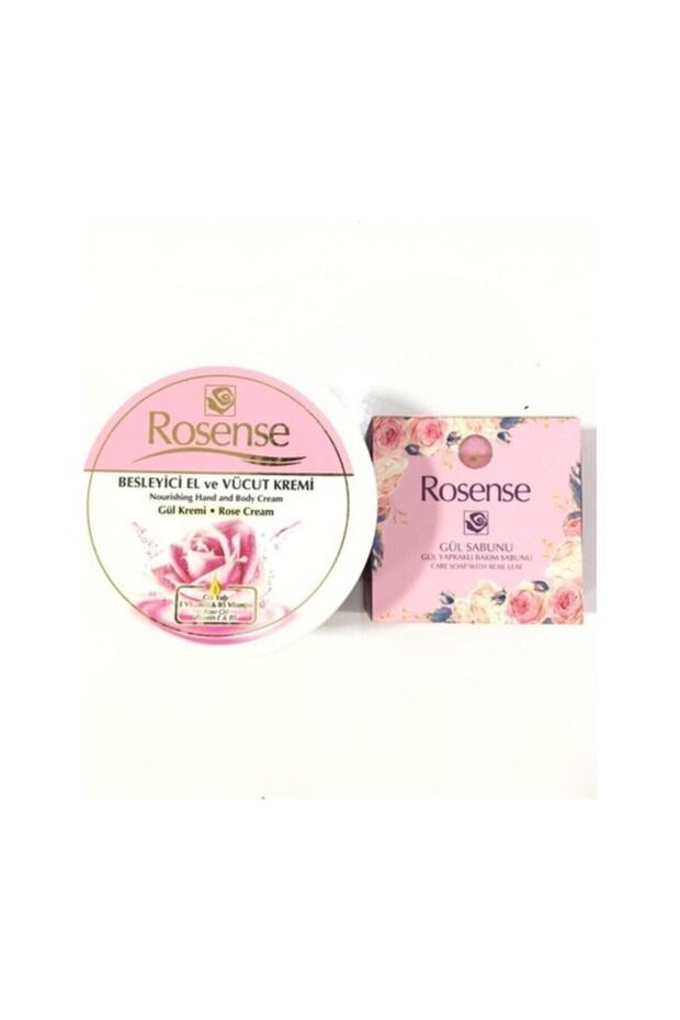 Rosense Hand and Body Care Cream + Rose Leaf Care Soap