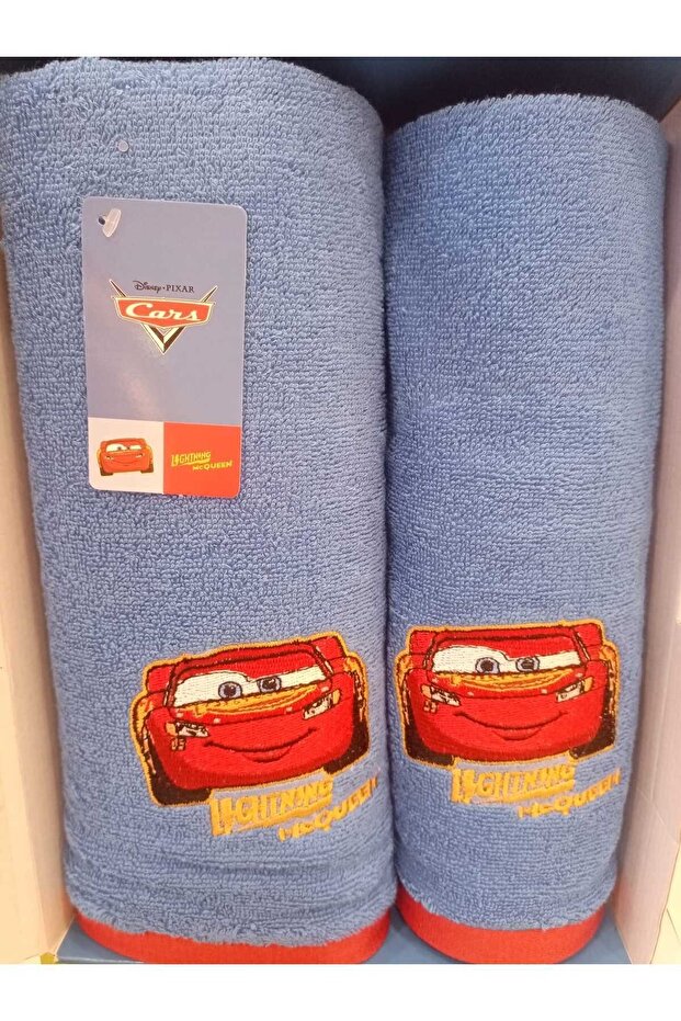ÖZDİLEK DSNY CARS MC QUEEN BLUE BATHROOM SET