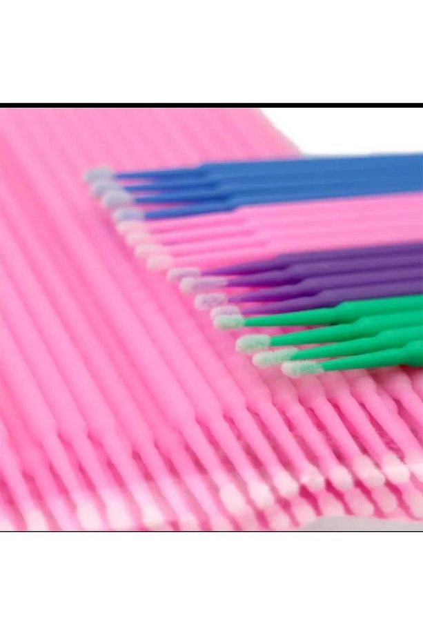 MİCROBRUSH PEMBE KUTU 100 LÜ APLİKATÖR - 5