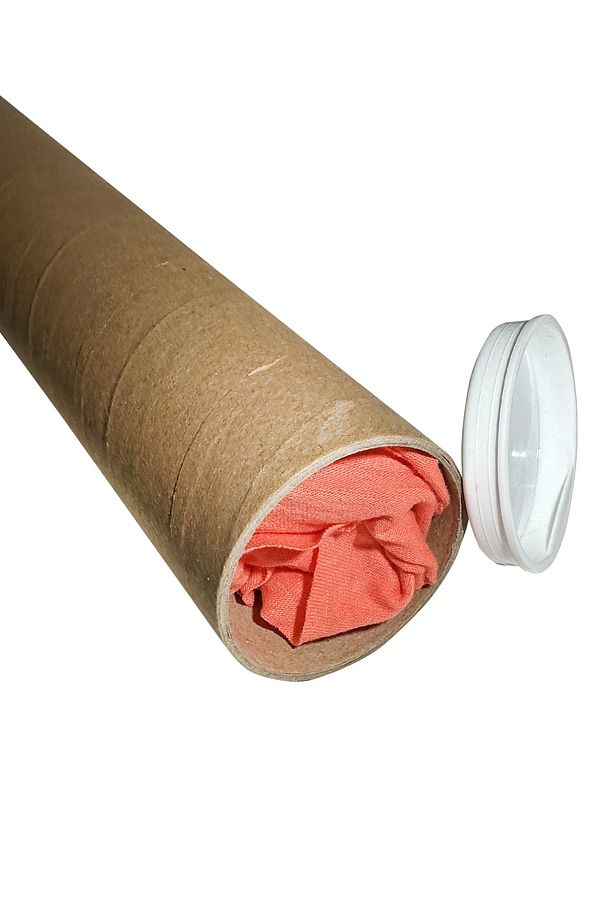 Postüp 5 cm X 20 cm 10 Adet Silindir Kutu Rulo Gönderi Tüpü Gönderi Kutusu Karton Boru Masura - 5
