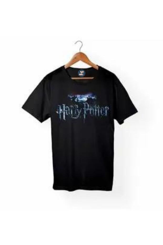 HARRY POTTER Printed Unisex Black Short Sleeve Children's T-Shirt