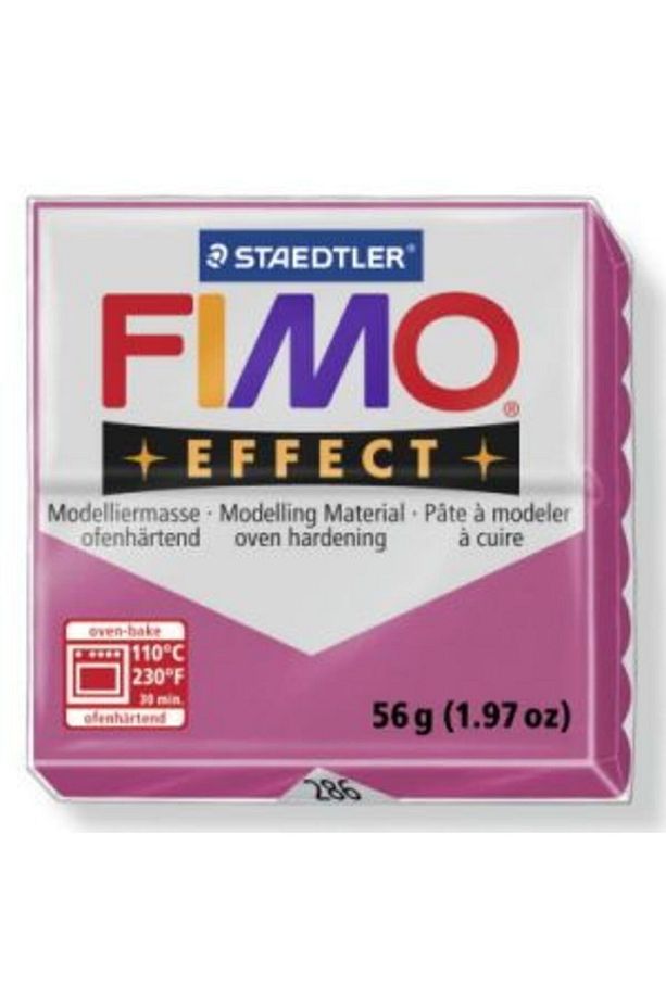 Fimo Effect Polimer Kil 57 gr 286 Ruby Quartz (MÜCEVHER RENKLERİ) - 1