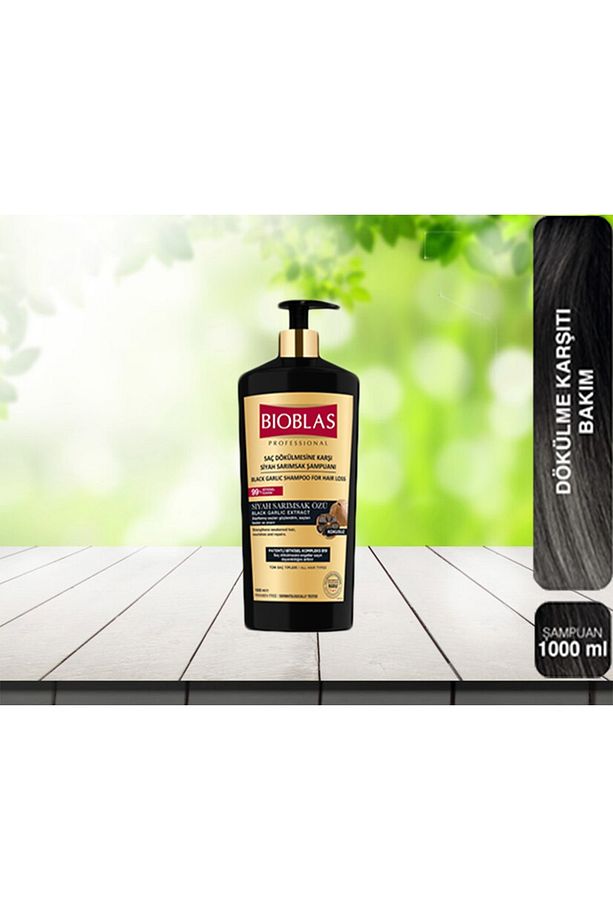 Saç Dökülmesine Karşı Siyah Sarımsak Şampuanı 1000 ml 1 adet - 1
