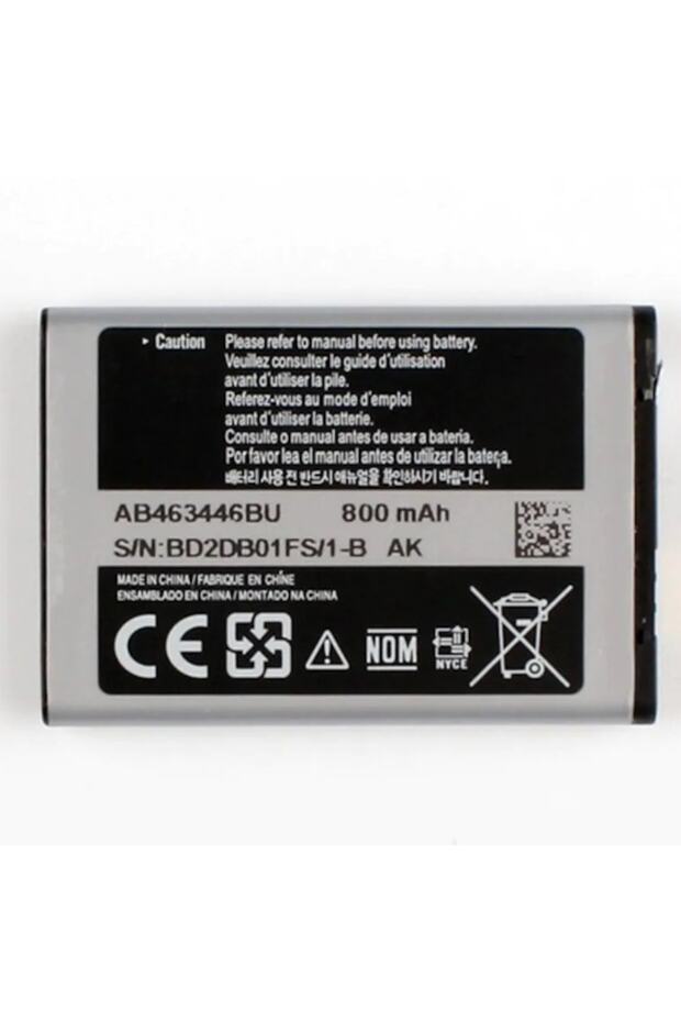 Samsung E1205 E1200 E1207 E250 E500 AB463446BU Pil Batarya - 2