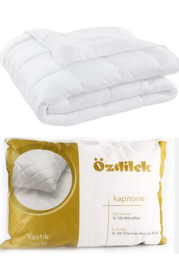 Ranforce Tek Kişilik YORGAN+1 Kapitoneli Yastık Seti - 1