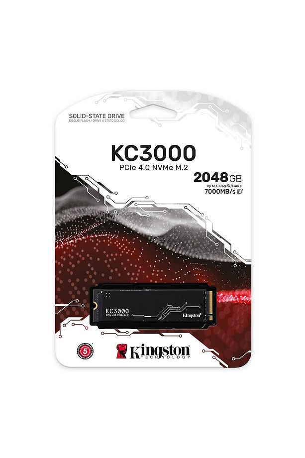 KINGSTON 2TB KC3000 SKC3000D/2048G M.2 PCI-Express 4.0 SSD - 1