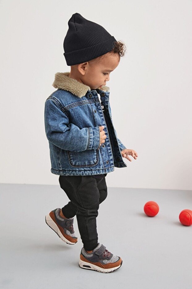 Cotton Borg Lined Denim Jacket