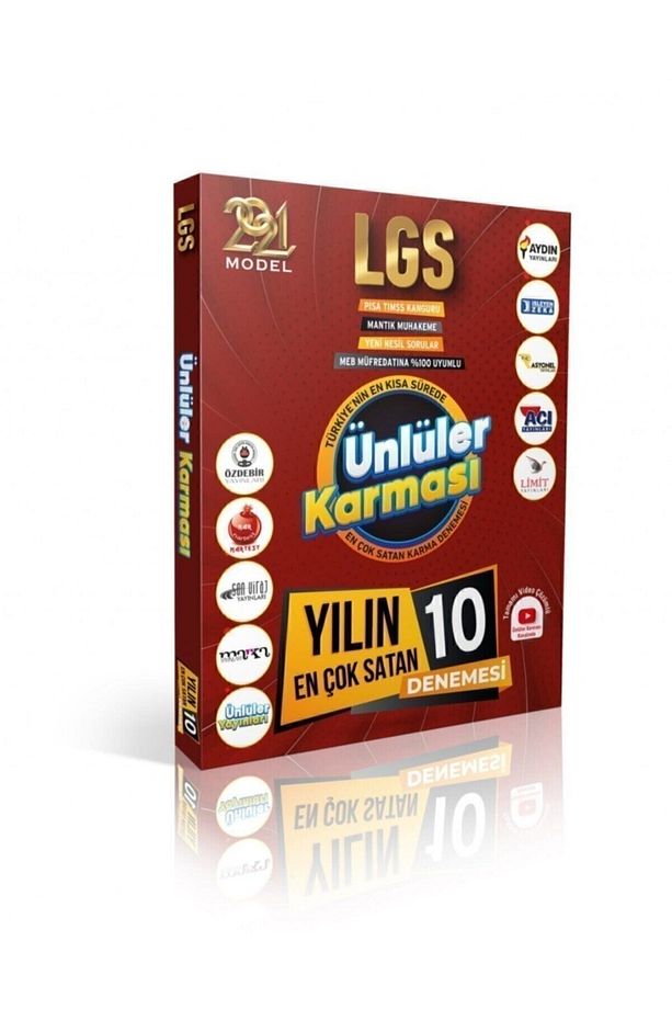 8. Sınıf 10 Deneme 10 Yayın Ünlüler Karması 2025 Baskı Gönderilmektedir (AÇIKLAMAYI OKUYUNUZ) - 2