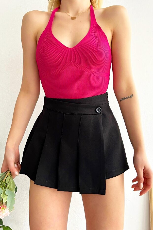 Düğmeli Şortetek - 2