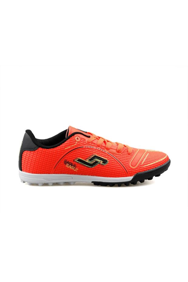 Men's Astroturf Field Shoes 28006-D-ORANGE-YELLOW-BLACK Orange