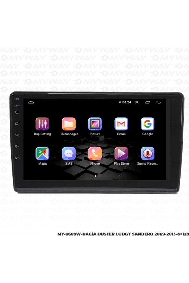 Myway Dacia Duster-Lodgy-Sandero Android Multimedya Carplay Navigasyon Ekran - 8gb RAM+128 GB HDD - - 2