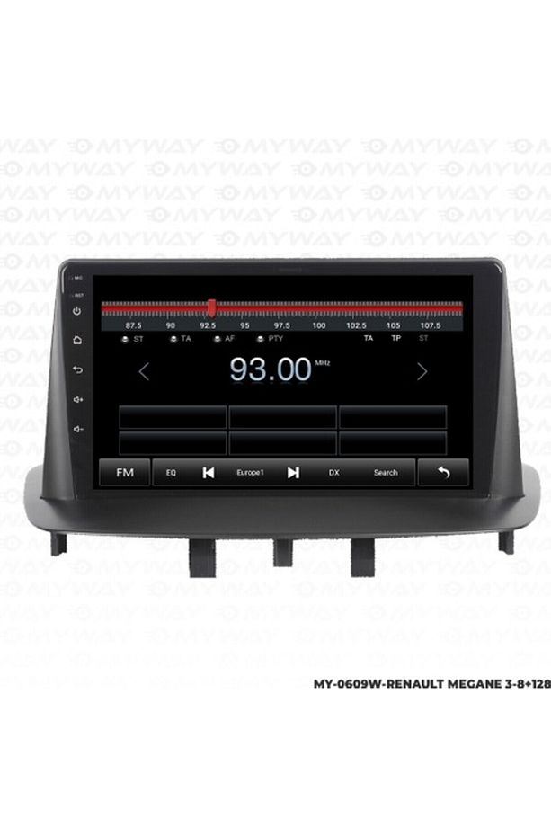 Myway Renault Megane 3 Android Multimedya Carplay Navigasyon Ekran - 8gb RAM+128 GB HDD - Myway - 2