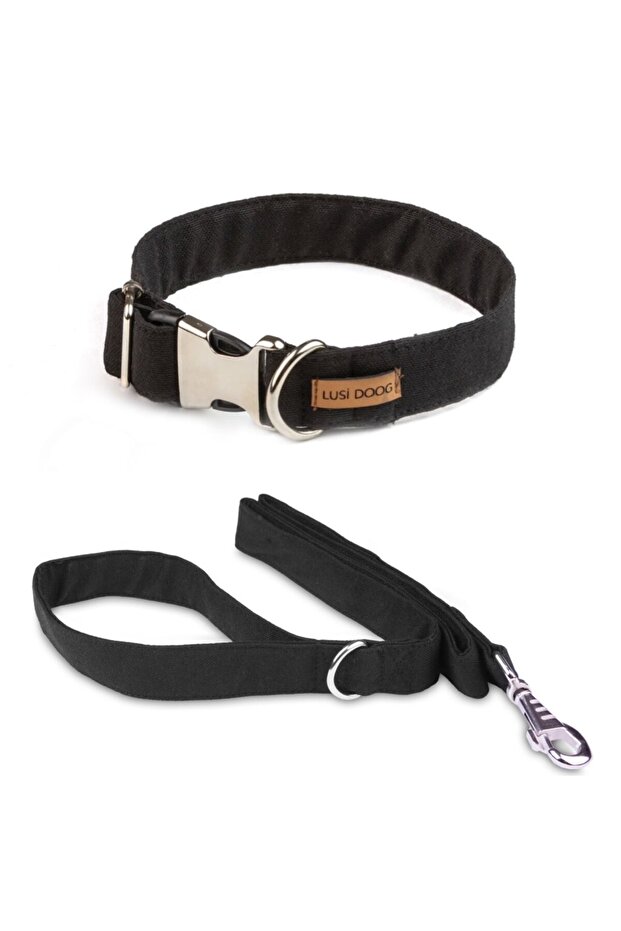 Köpek Boyun Tasması ve Gezdirme Kayış Seti - 1