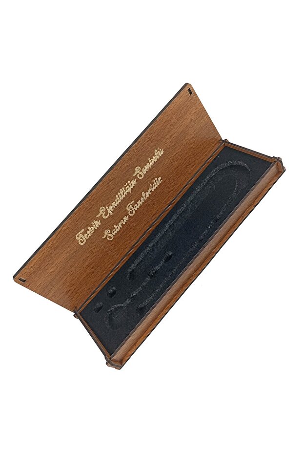 Gömme Ahşap Kutu Boş Ahşap Set Tesbih Kutusu - 4