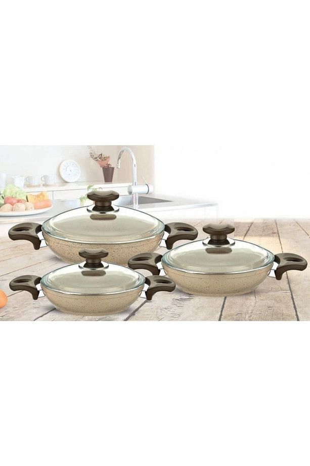 Safran Granit Sahan Set 18-20-22 Cm - 1