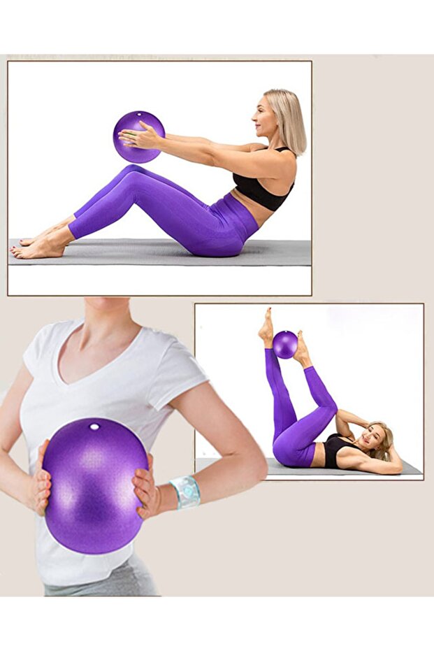Pilates Ball 25 Cm Dura-strong Mini Pilates Ball Balance Exercise Ball Purple