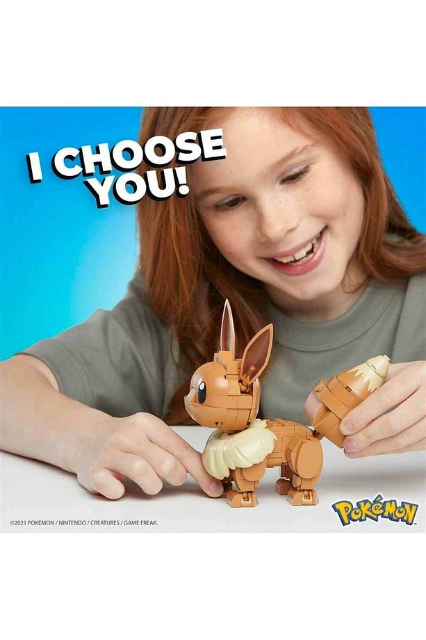 Mega Pokemon Yap Ve Oyna Figürler Gky95 Hdl84 Eevee - 3