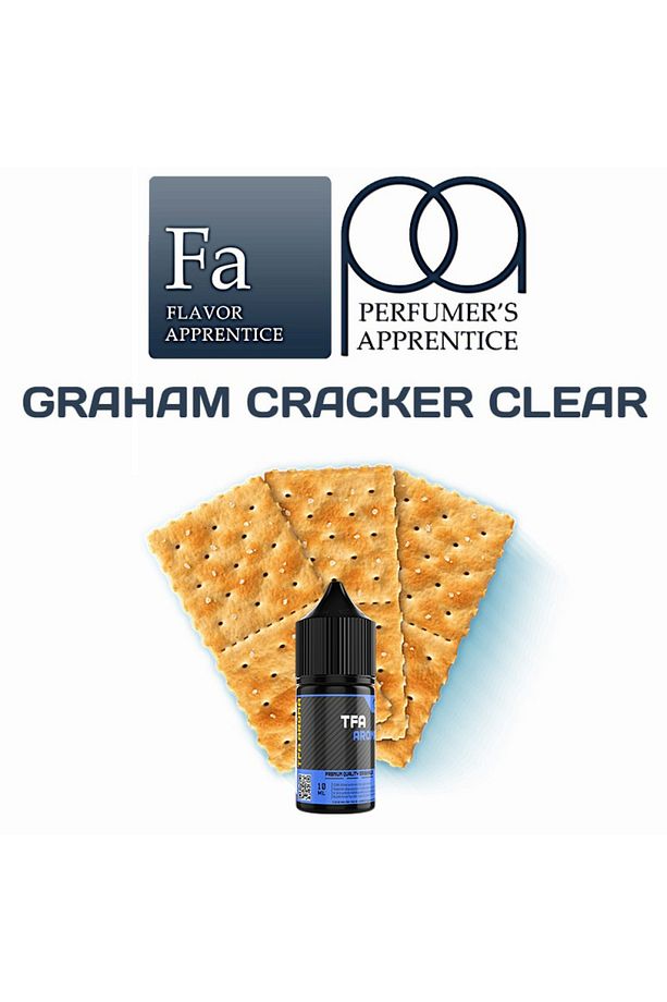 Graham Cracker Clear 10 ML Gıda Aroma Bisküvi Kraker - 1