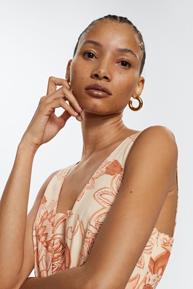 Rochie de damă bej 27079204 - 5