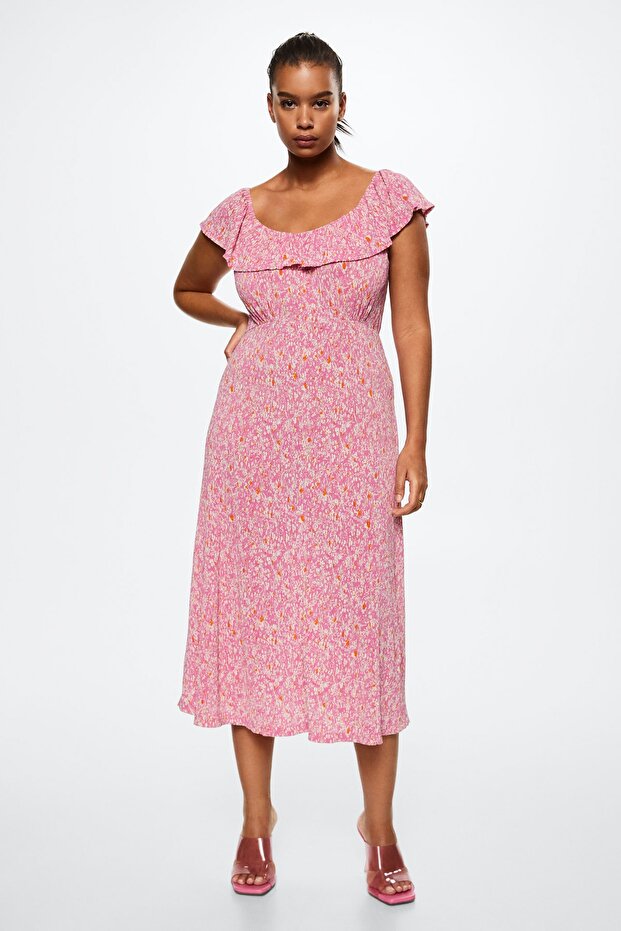 Fuşya Kadın Elbise 37050353 - 7