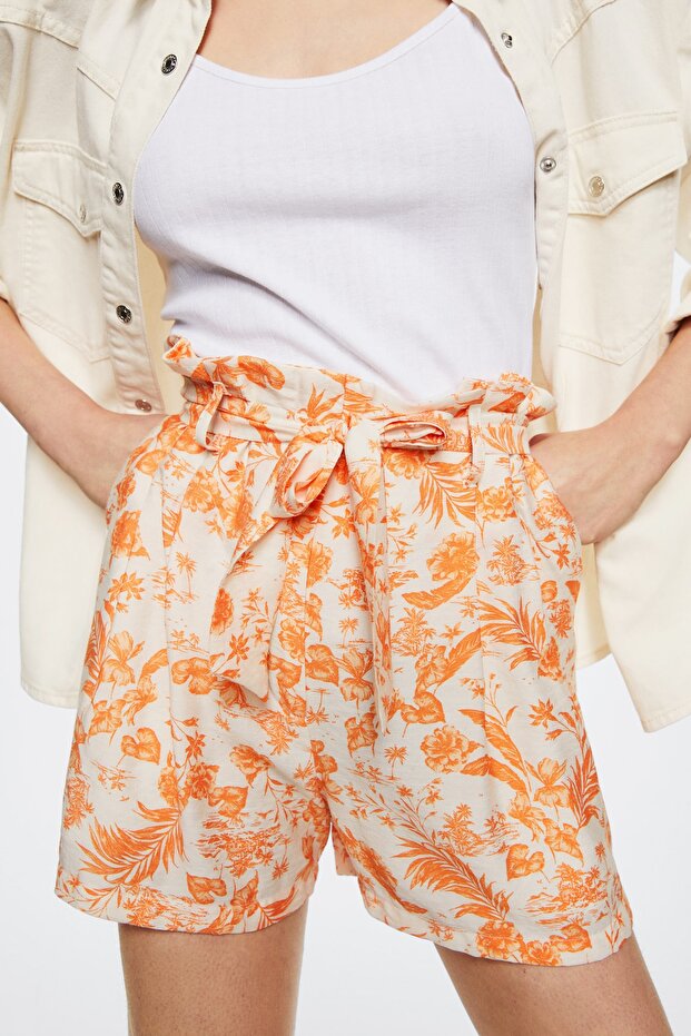 Turuncu Kadın Şort & Bermuda 27058637 - 5