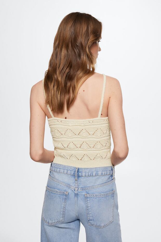 Ecru Damenbluse 37040350 - 8