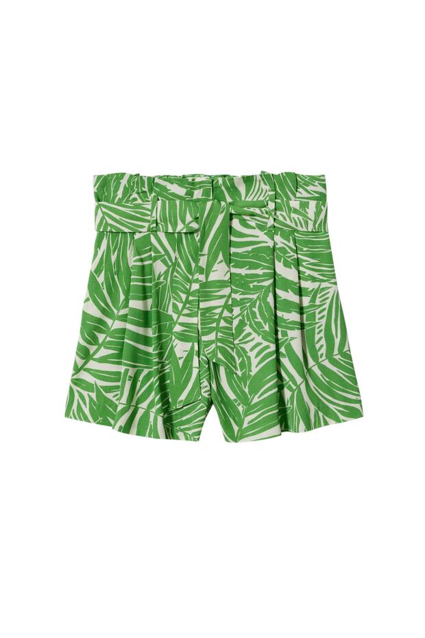 Yeşil Kadın Şort & Bermuda 37020375 - 4