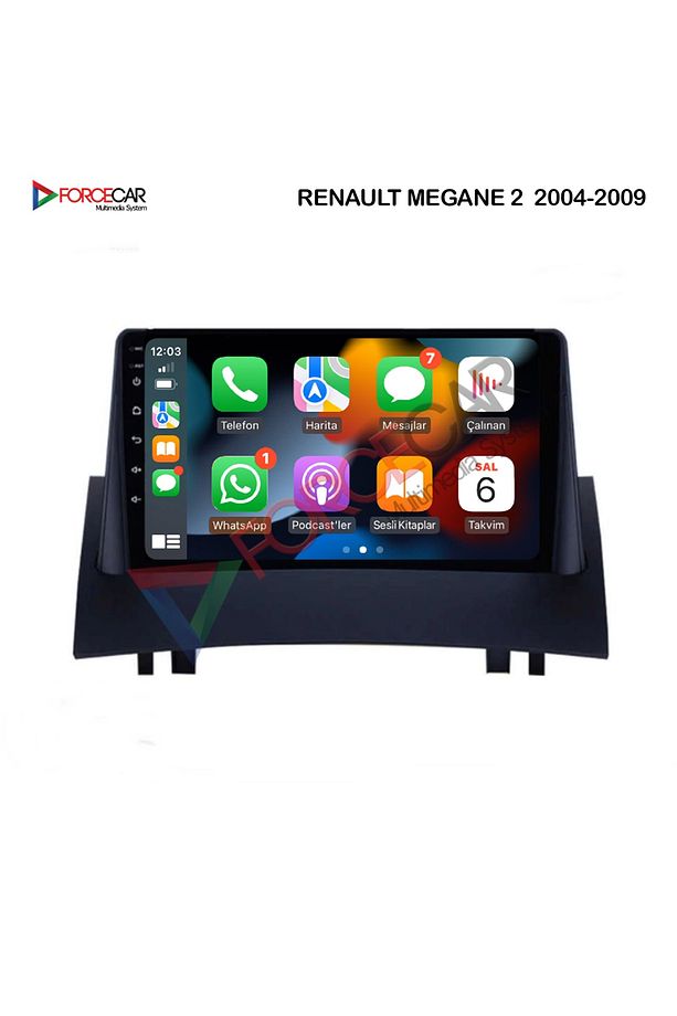RENAULT MEGANE2 2004-2009 ANDROİD MULTİMEDYA 2.32 KABLOSUZ CARPLAY - 6