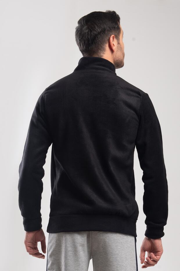 SOLID I Erkek Sweatshirt Siyah - 5