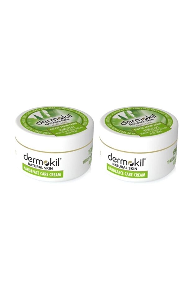 Natural Hand and Face Care Cream Aloe Vera 300 ml x 2 Pieces