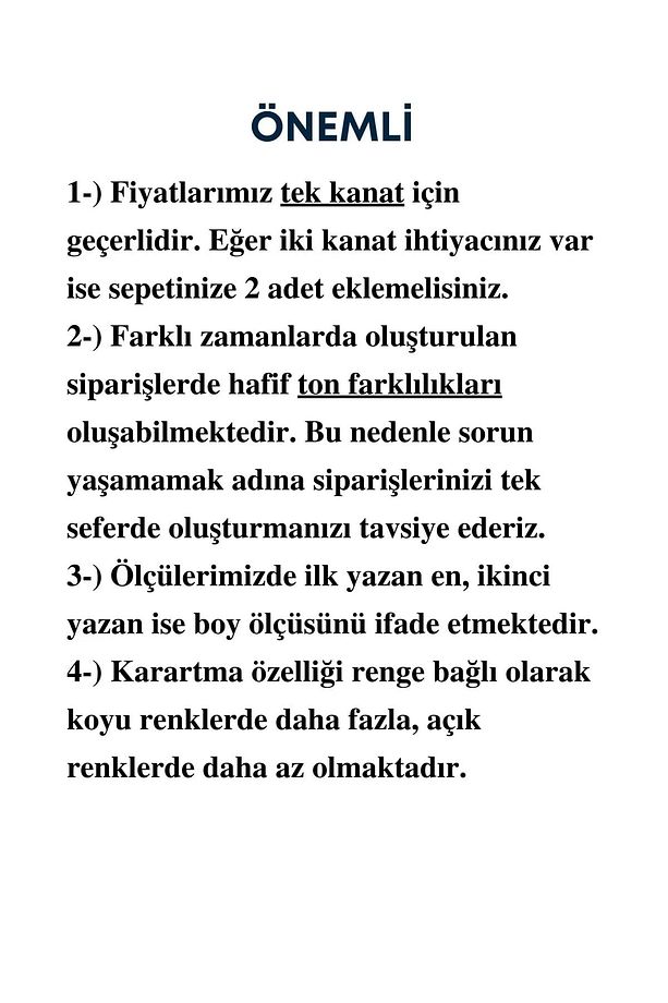 Modern Yüksek Kaliteli Haki Karartma Blackout Fon Perde Ekstrafor Büzgülü Tek Kanat Rona Series - 7