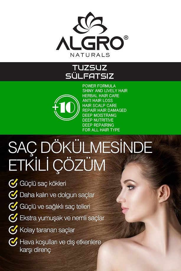 Turunculaşma Karşıtı Saç Bakım Uygulama Seti Mor Şampuan + Bitkisel Saç Bakım Şampuanı - 5