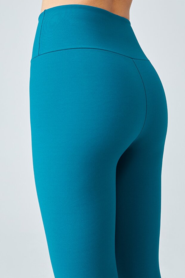 Push Up High Waist Lift Leggings Blue