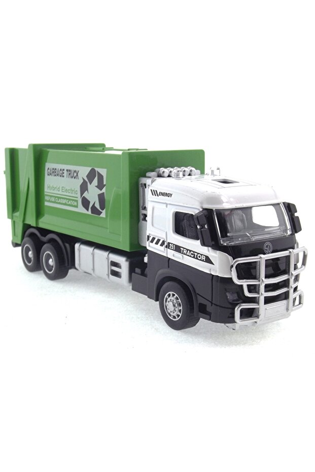 Die Cast Model Çek Bırak Çöp Kamyonu - 1