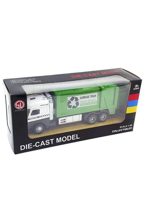 Die Cast Model Çek Bırak Çöp Kamyonu - 2