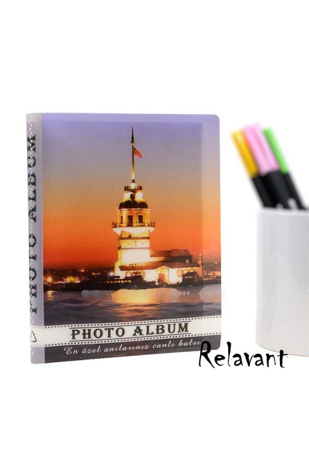 10x15 Photo Album 36' Istanbul Maiden's Tower Waterproof Photo Album