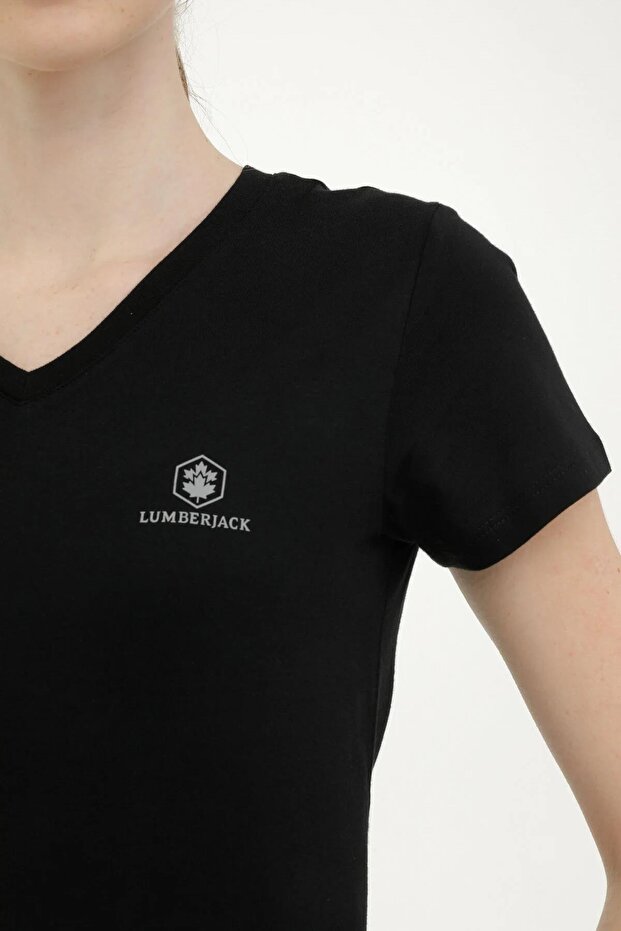 W-CT132 Μπλουζάκι Basic Modal V λαιμόκοψη - 4