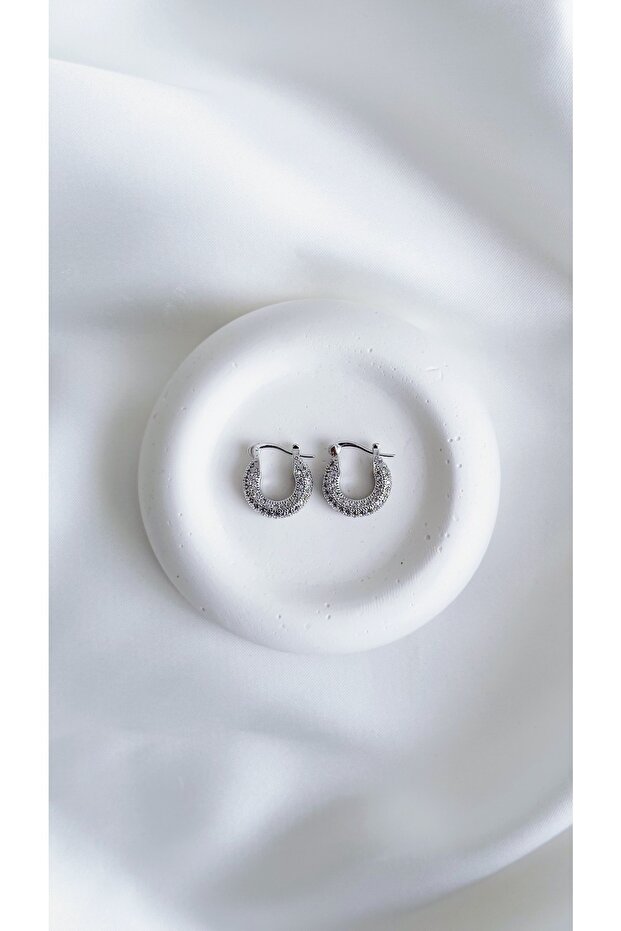 Zirkon Taşlı Küpe - 2