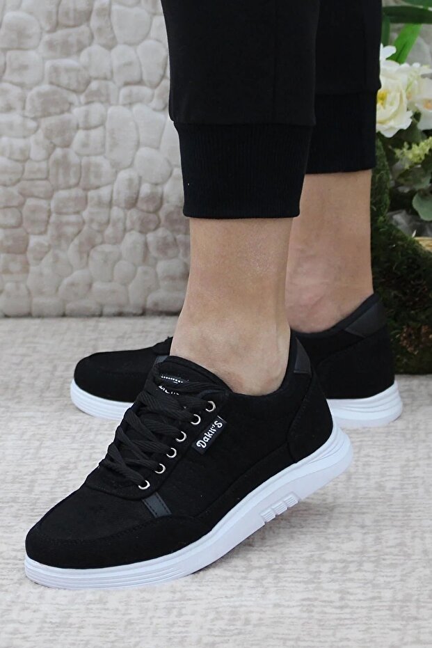 Light and Flexible Sole Orthopedic Dakırs Linen Casual Sneakers