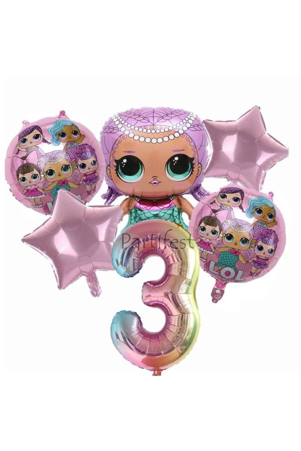 LOL Surprise Age Balloon Set LOL Baby Balloon Set LOL Birthday Party Set
