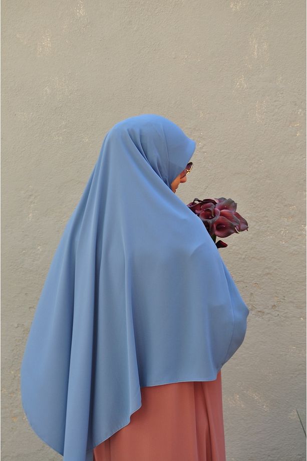 Pratik Bağlamalı Oval Khımar Sufle Eşarp - 9