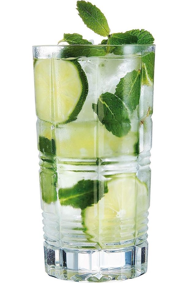 Uzun İçecek Bardağı, 300 ml, Cam, Şeffaf, 6 Adet - 1