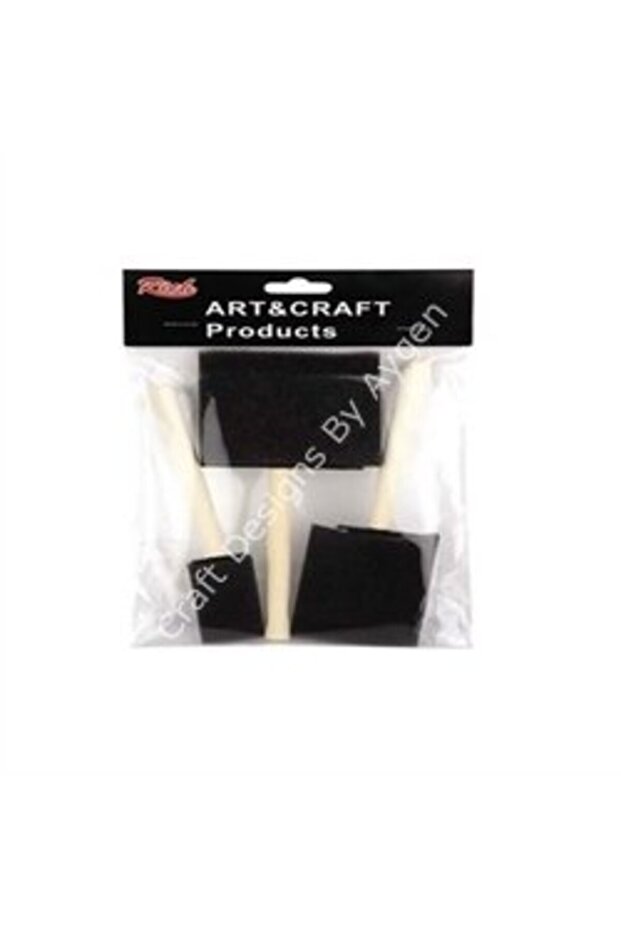 SÜNGER 3'LÜ VERNİK FIRÇA SETİ - 1