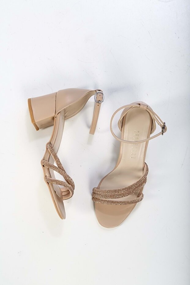 Pantofi cu toc din piele Sarzas de damă - 4