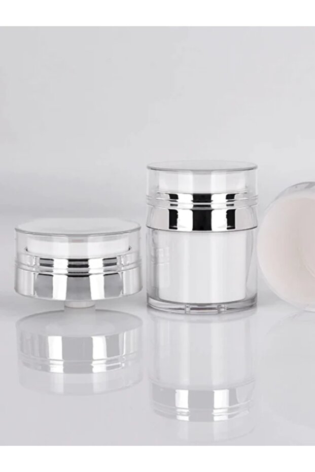 Doldurulabilir Pompalı Krem Kutusu 30ml - 3